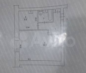 Продается 1-комнатная квартира, 41,7 м²