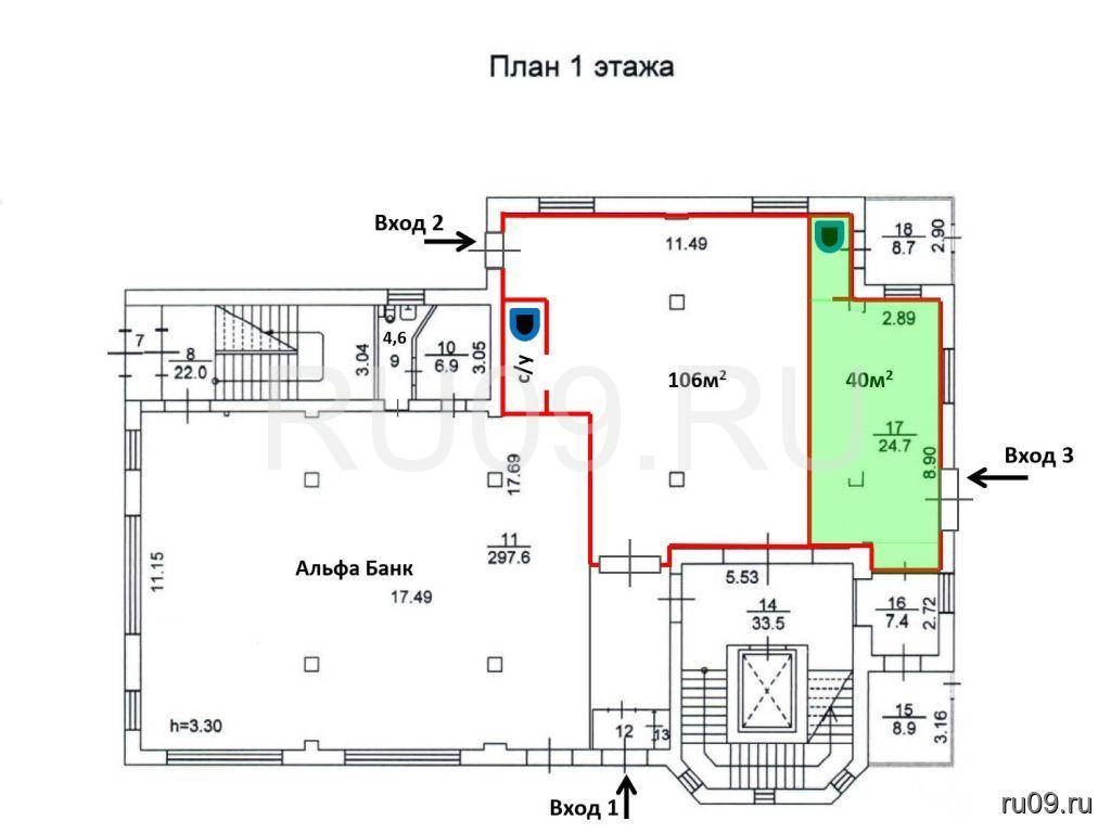 Сдается Нежилое помещение, 146 м²