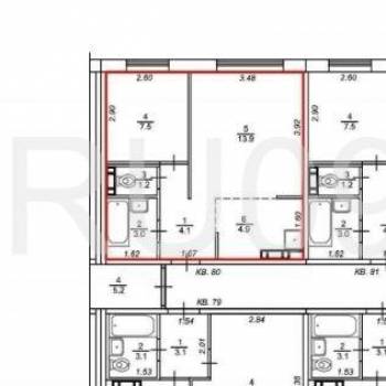 Продается 2-х комнатная квартира, 34 м²