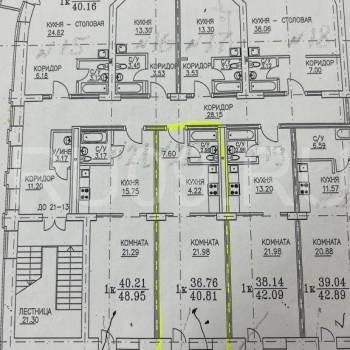 Продается 1-комнатная квартира, 36 м²