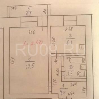 Продается 1-комнатная квартира, 32 м²