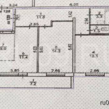 Продается 3-х комнатная квартира, 59 м²