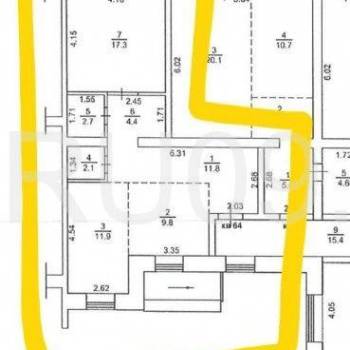 Продается 2-х комнатная квартира, 61 м²