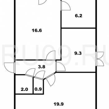 Продается 3-х комнатная квартира, 58,7 м²