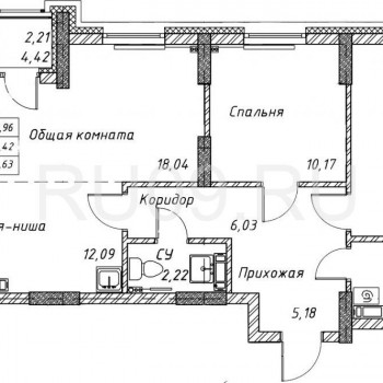 Продается 3-х комнатная квартира, 68 м²