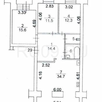 Продается 3-х комнатная квартира, 94 м²