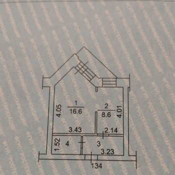 Продается 1-комнатная квартира, 33,7 м²