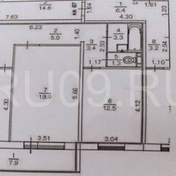 Продается 2-х комнатная квартира, 64 м²