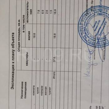 Продается 1-комнатная квартира, 37 м²