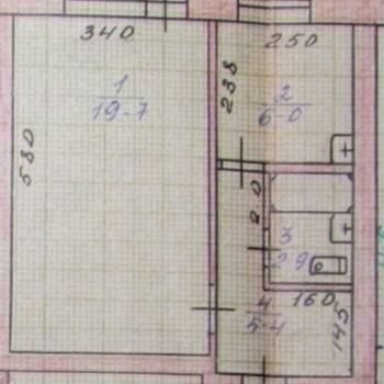 Продается 1-комнатная квартира, 34 м²