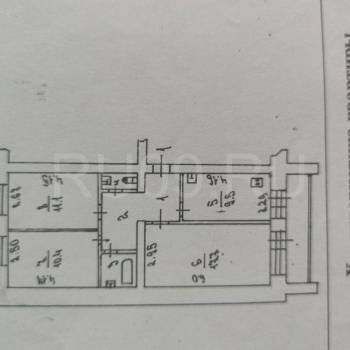Продается 3-х комнатная квартира, 62 м²