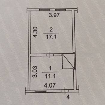 Продается 1-комнатная квартира, 28 м²