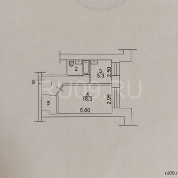 Продается 1-комнатная квартира, 33 м²