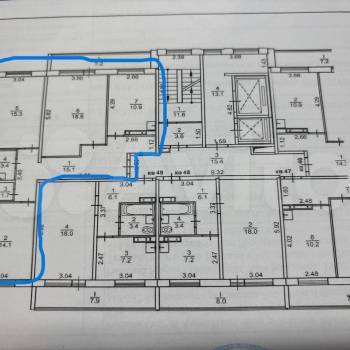 Продается 3-х комнатная квартира, 79,1 м²