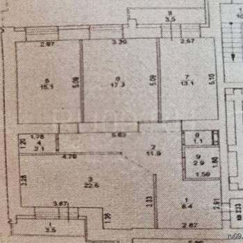 Продается 3-х комнатная квартира, 95 м²