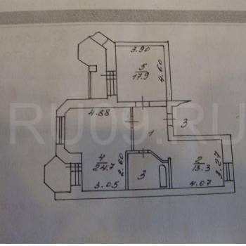 Продается 2-х комнатная квартира, 80 м²