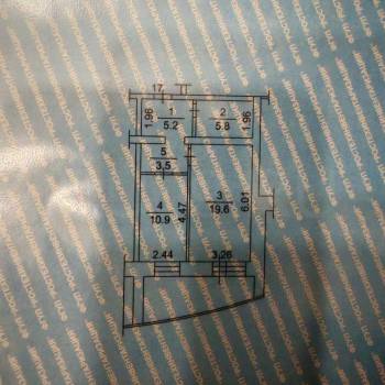 Продается 2-х комнатная квартира, 53 м²