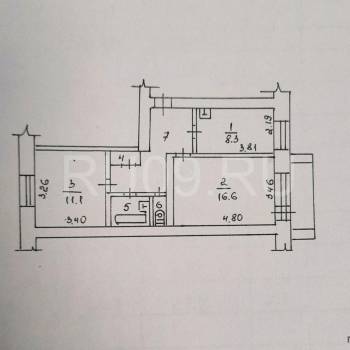 Продается 2-х комнатная квартира, 51 м²