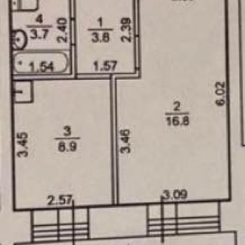 Сдается 1-комнатная квартира, 32,2 м²