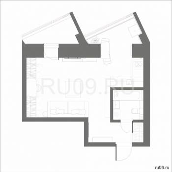 Продается 1-комнатная квартира, 35 м²
