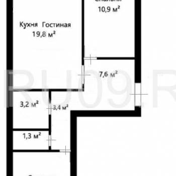 Продается 2-х комнатная квартира, 58 м²