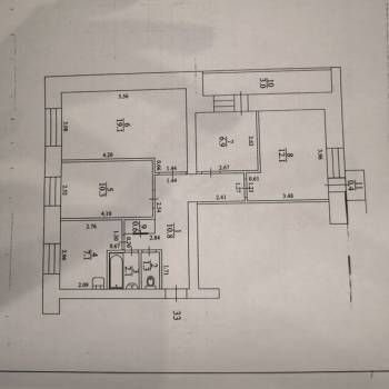 Продается Многокомнатная квартира, 70,3 м²