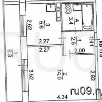 Продается 1-комнатная квартира, 27 м²