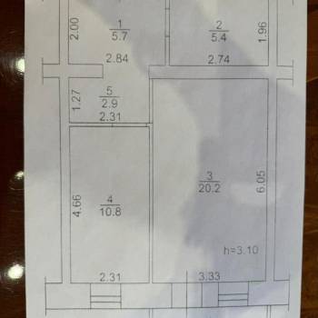 Сдается 1-комнатная квартира, 45 м²