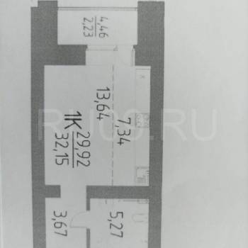 Продается 1-комнатная квартира, 32 м²
