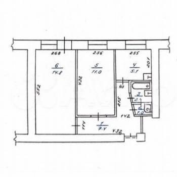 Продается 2-х комнатная квартира, 41,3 м²
