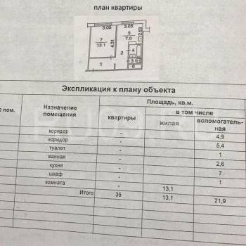 Сдается 1-комнатная квартира, 35 м²