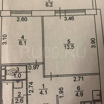 Продается 2-х комнатная квартира, 34 м²