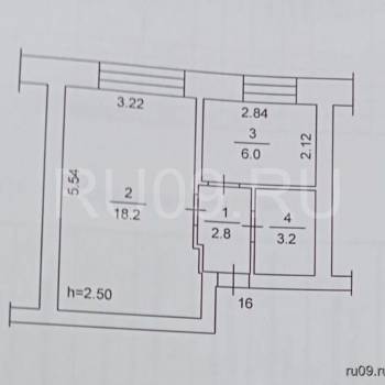 Продается 1-комнатная квартира, 30 м²