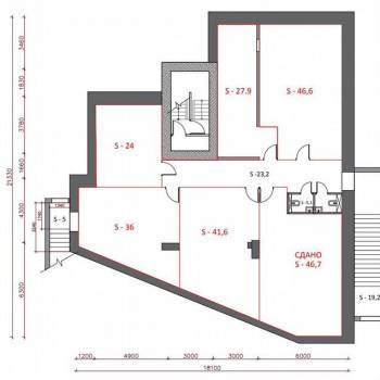 Сдается Нежилое помещение, 47 м²