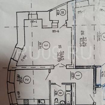 Продается 2-х комнатная квартира, 54 м²