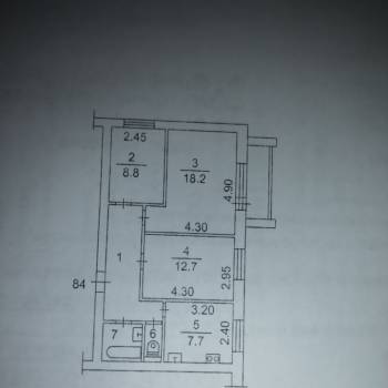Продается 3-х комнатная квартира, 60,1 м²