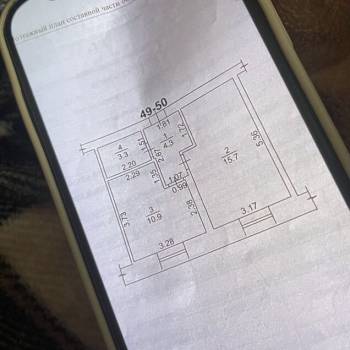Продается 1-комнатная квартира, 34,2 м²