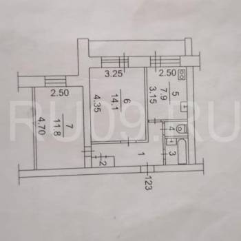 Продается 2-х комнатная квартира, 45 м²