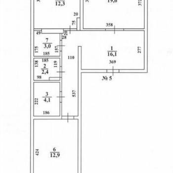 Продается 2-х комнатная квартира, 70,4 м²