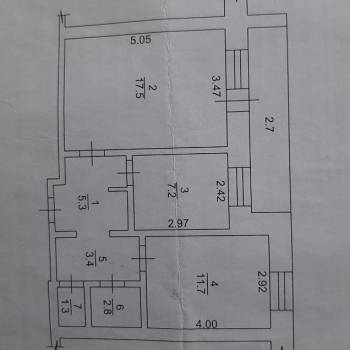 Продается 2-х комнатная квартира, 49,5 м²