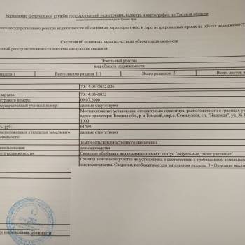 Продается Участок, 1000 м²