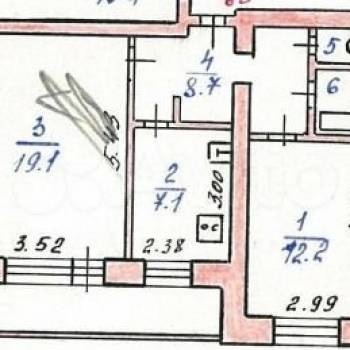 Продается 2-х комнатная квартира, 51,1 м²