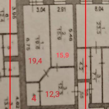 Продается 1-комнатная квартира, 51,6 м²
