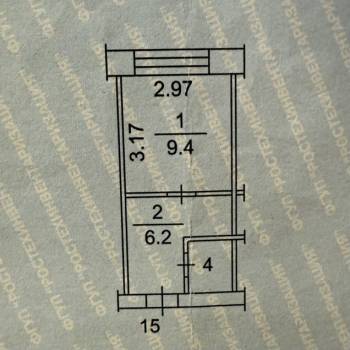 Продается 1-комнатная квартира, 17,5 м²
