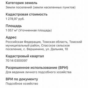 Продается Участок, 1000 м²