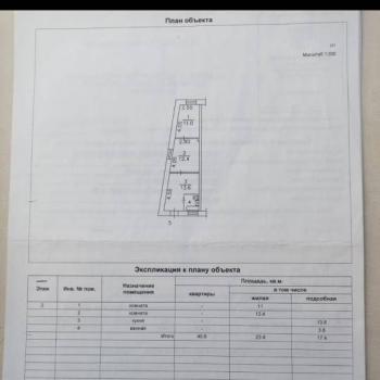 Продается 2-х комнатная квартира, 41 м²