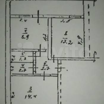 Продается 2-х комнатная квартира, 47,2 м²