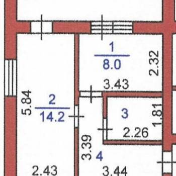 Продается 1-комнатная квартира, 33,1 м²