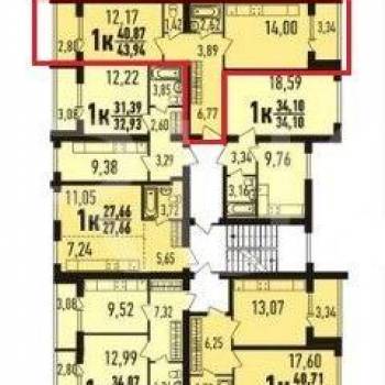 Сдается 1-комнатная квартира, 44 м²