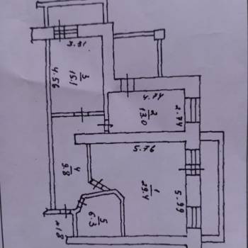 Продается 2-х комнатная квартира, 87 м²